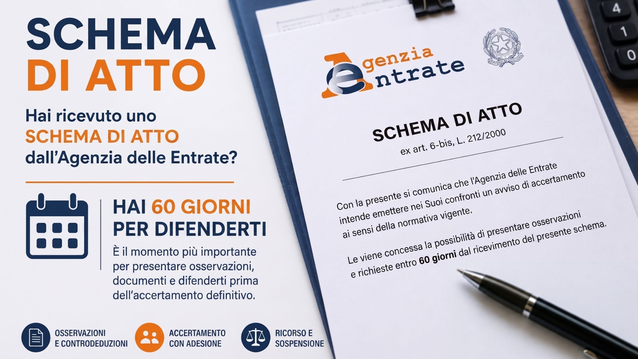 Schema di atto dell’Agenzia delle Entrate - One Lex